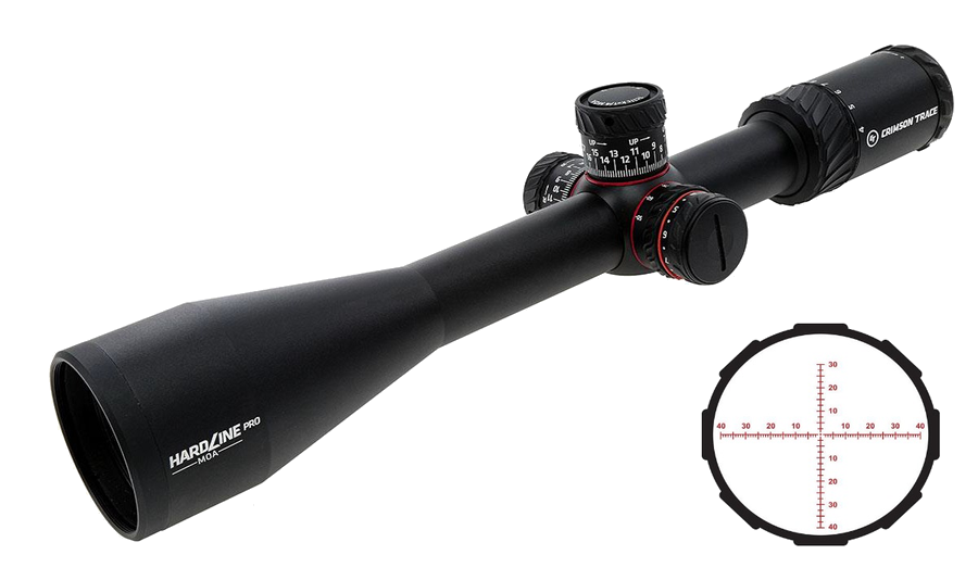 Crimson Trace Hardline Pro 4-16x50 Riflescope – MR1-MOA Reticle