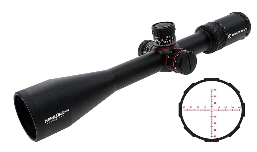 Crimson Trace Hardline Pro 4-16x50 Riflescope – MR1-MOA Reticle