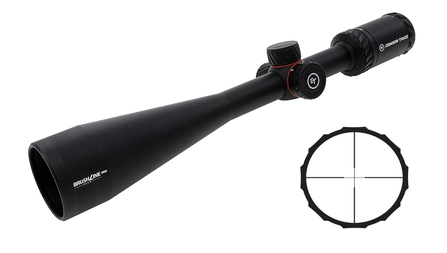 Crimson Trace Brushline Pro 3-12x50 Riflescope – Plex Reticle