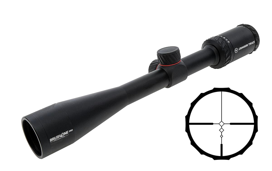 Crimson Trace Brushline Pro 4-12x40 Riflescope – BDC Predator Reticle