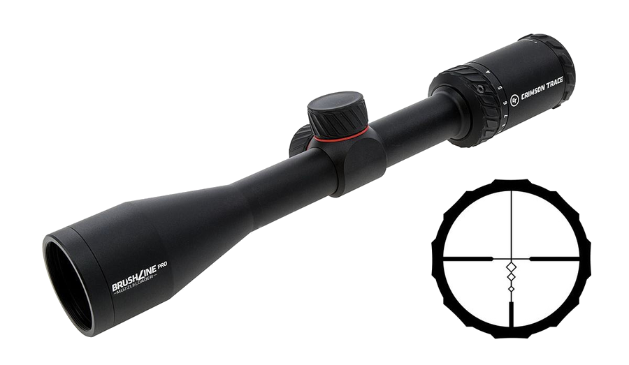 Crimson Trace Brushline Pro 3-9x40 Riflescope – BDC Muzzleloader Reticle