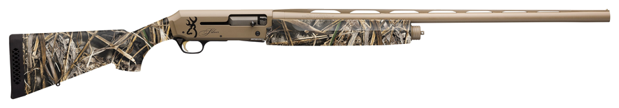 Browning Silver Field Camo FDE 12 Gauge Shotgun – 28", 4+1, 3.5" Chamber, Flat Dark Earth, Realtree Max-7 Camo Stock, Brass Bead