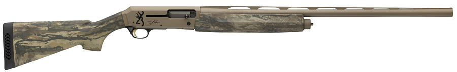 Browning Silver Field Camo FDE 12 Gauge Shotgun – 26", 4+1, 3.5" Chamber, Flat Dark Earth, Realtree Legacy Camo Stock, Brass Bead