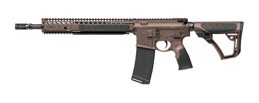 Daniel Defense DDM4 M4A1 5.56 NATO Rifle – 14.5" Barrel, Mil-Spec+ Brown