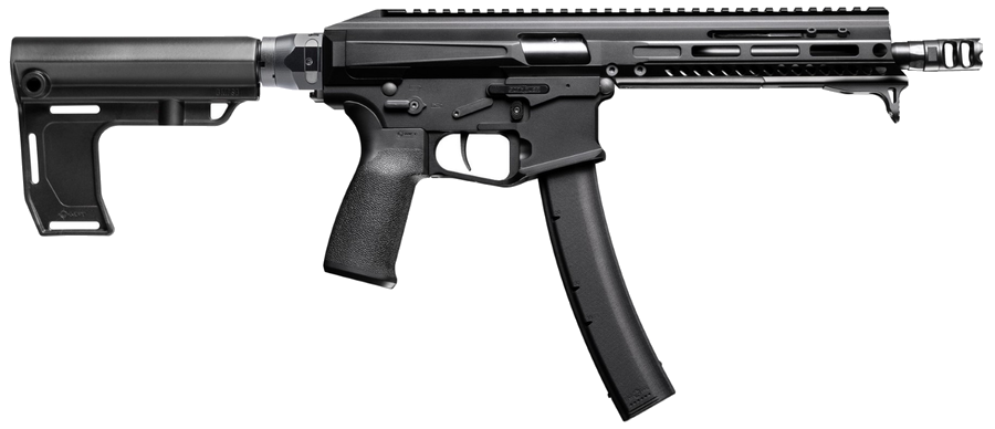 POF-USA Phoenix 9mm Pistol – Black, Pistol Brace