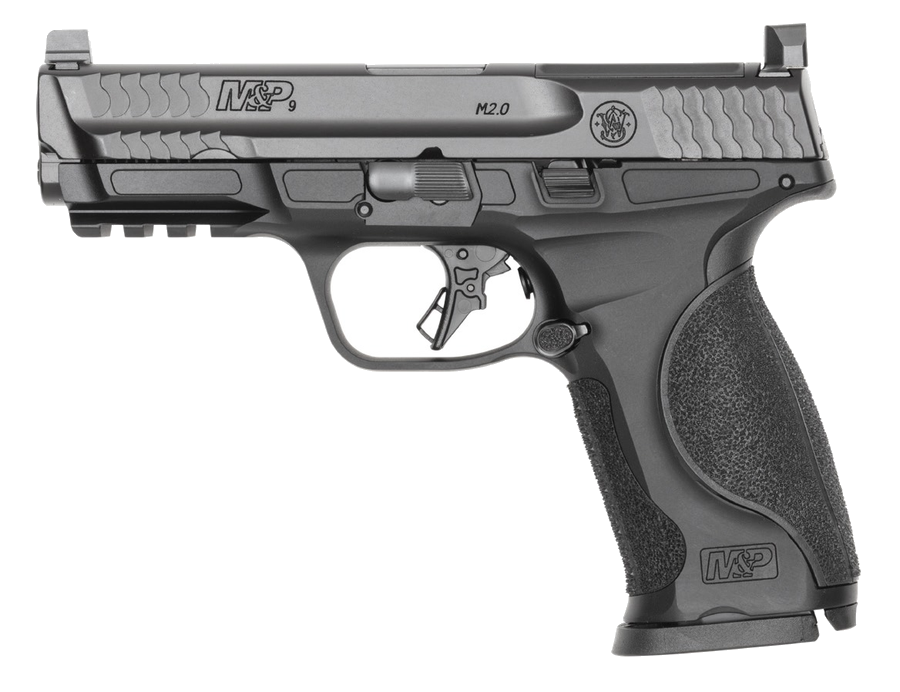 Smith & Wesson M&P9 M2.0 Metal Optics Ready 9mm Pistol – 4.25" Barrel, Black