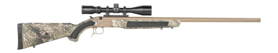 CVA Accura LR-X .50 Caliber Muzzleloader – 30", Single-Shot, Nitride Black, Synthetic Stock TrueTimber Strata