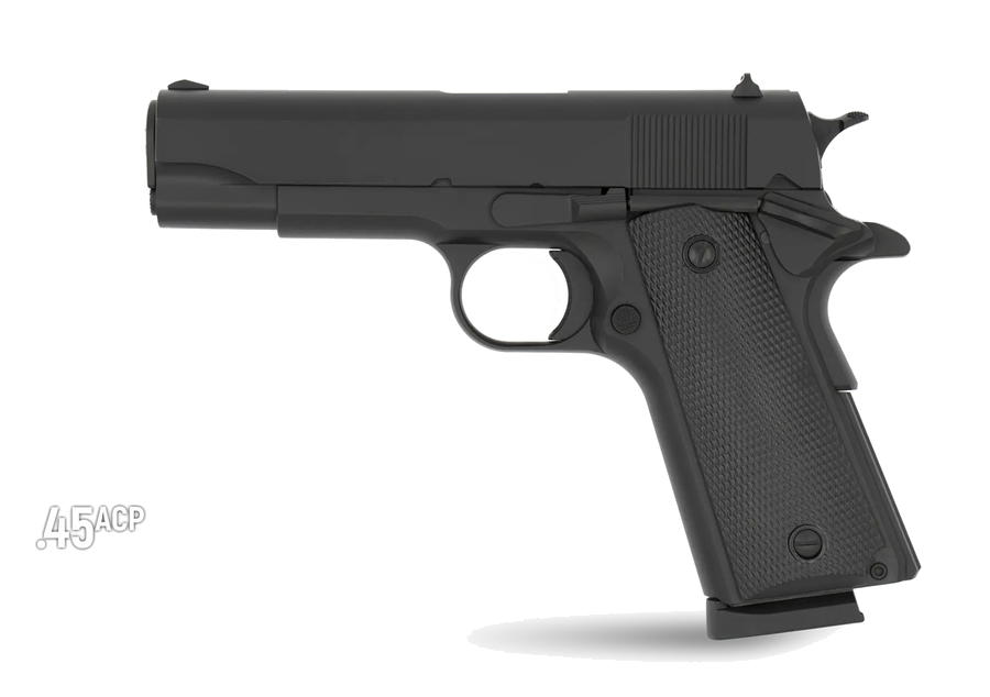 Tisas 1911A1 Tank Commander .45 ACP Pistol – Black