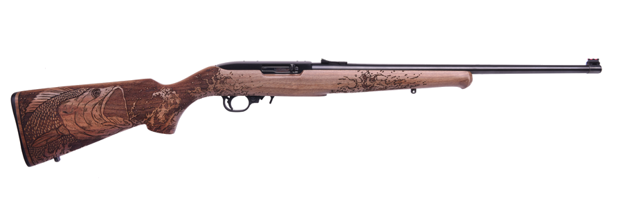 10/22 BASS 22LR BL/WD 18.5"  #
