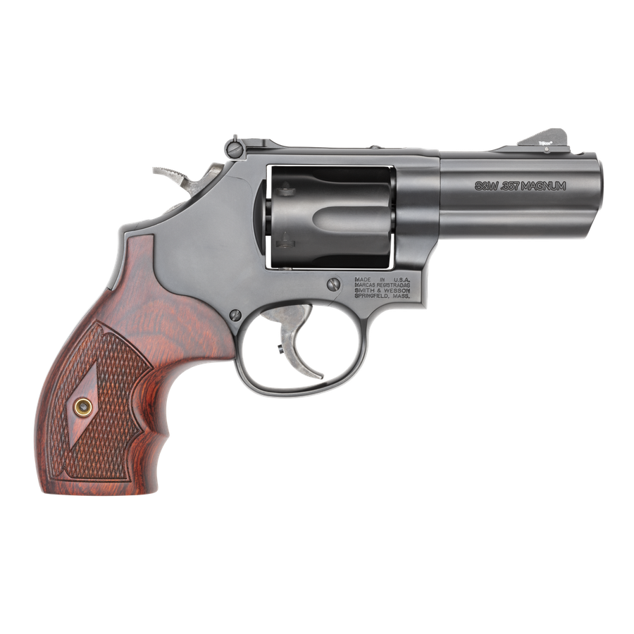 Smith & Wesson Model 19 Carry Comp Revolver – .357 Magnum / 38 Special, Glass Bead Black