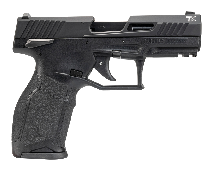Taurus TX22 Gen 2 .22 LR Pistol – 4.1", 10+1, Black, Polymer Frame, FS: White Dot RS: Serrated, non-threaded barrel