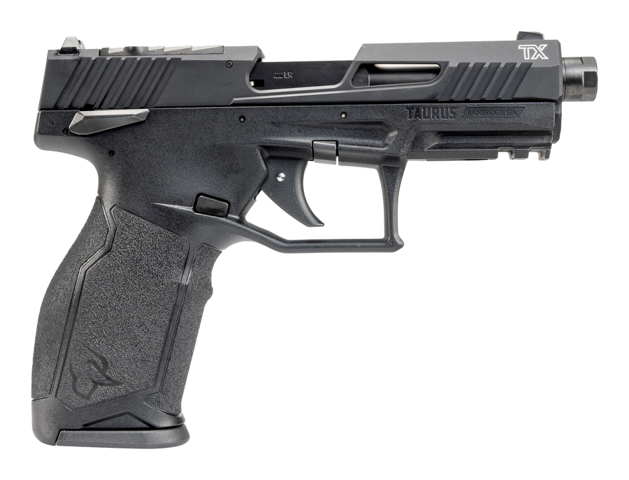 Taurus TX22 Gen 2 TORO .22 LR Pistol – 4.1", 10+1, Black, Polymer Frame, FS: White Dot RS: Serrated, optic ready – MPN 1-2TX22P141-10