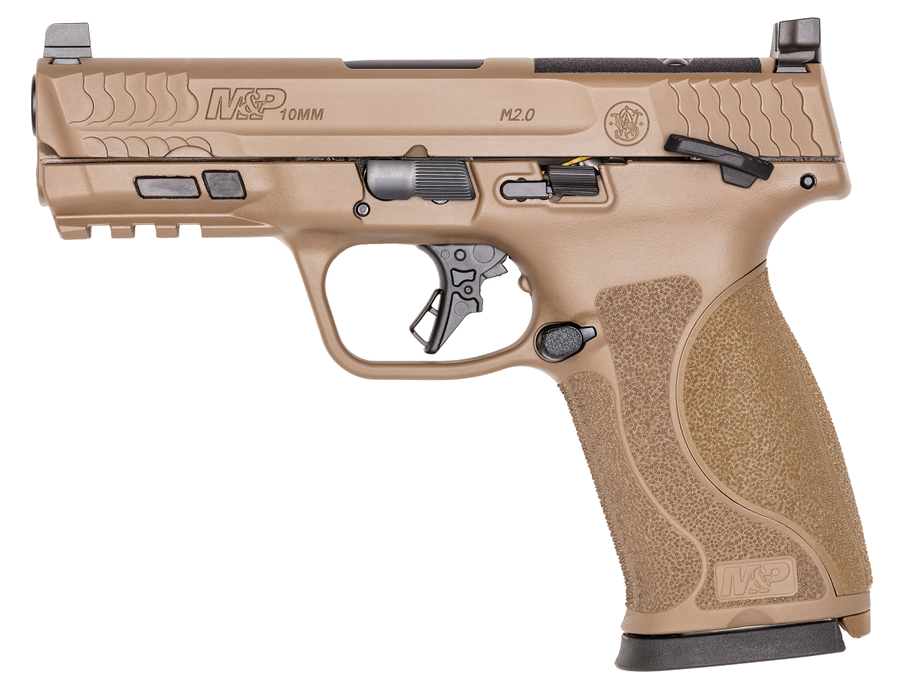Smith & Wesson M&P10mm M2.0 Pistol – Optics Ready – 4" Barrel, FDE