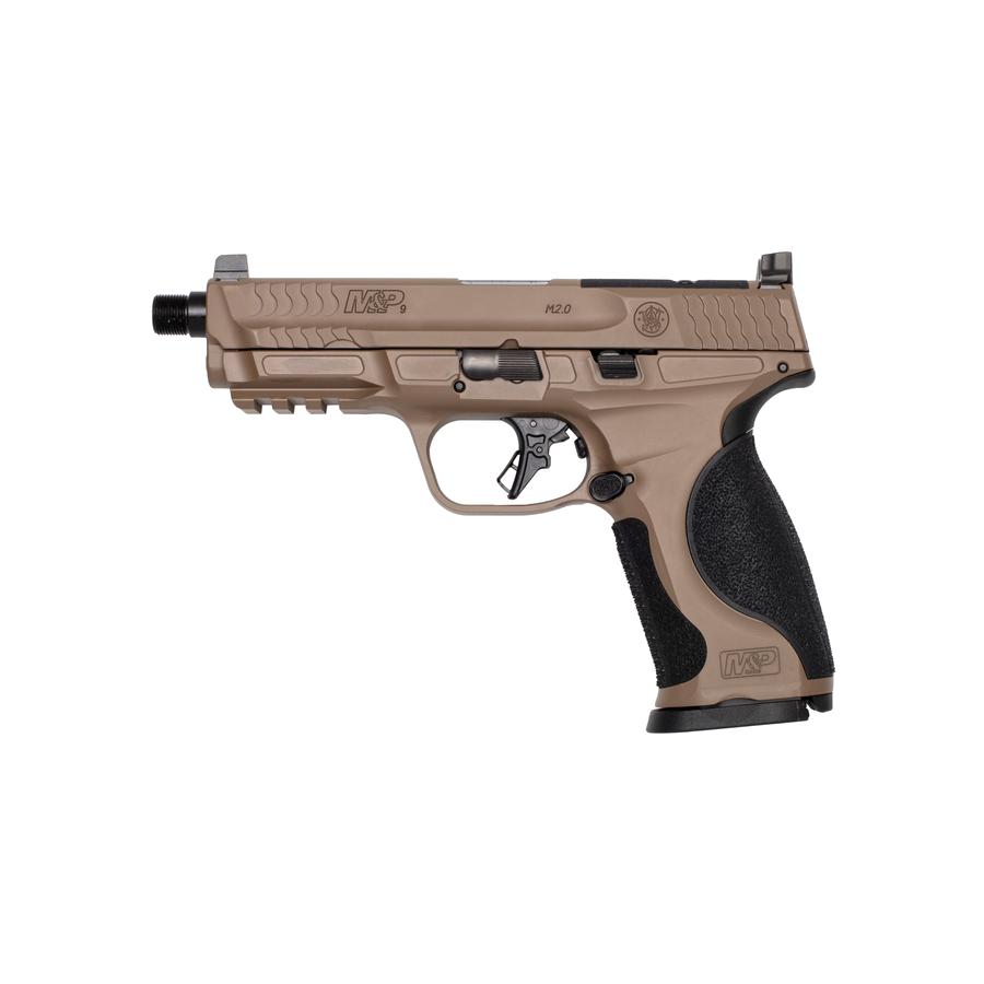 Smith & Wesson M&P9 M2.0 Metal OR Pistol – 9mm, Flat Dark Earth Cerakote