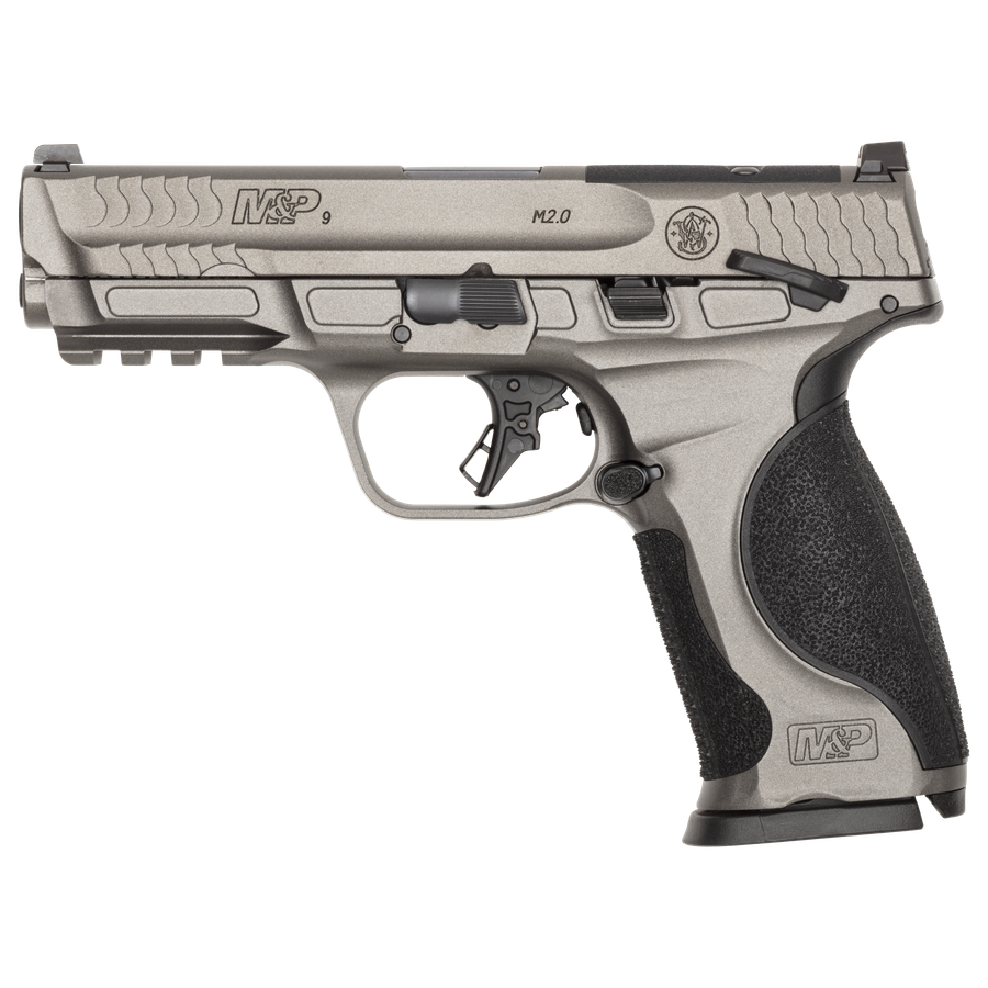 Smith & Wesson M&P9 M2.0 Metal Optics Ready 9mm Pistol – 4.25" Barrel, Grey