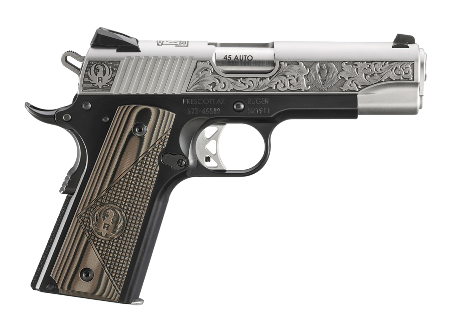 Ruger SR1911 Street Edition .45 ACP Pistol – 4.25" Barrel, Brown