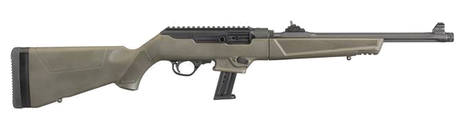 Ruger Pistol Caliber (PC) Carbine 9mm Rifle – Threaded, OD Green