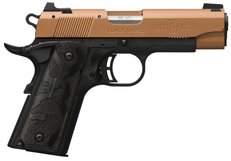 Browning 1911-22 Black Label .22 LR Pistol – 3.6" Barrel