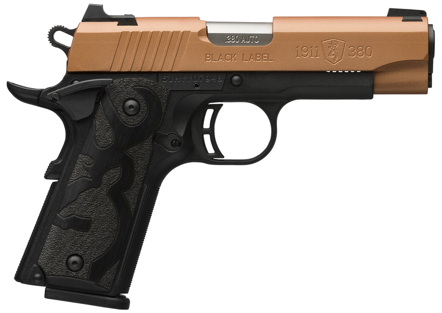 Browning 1911-380 Black Label .380 ACP Pistol – 3.6" Barrel, Copper