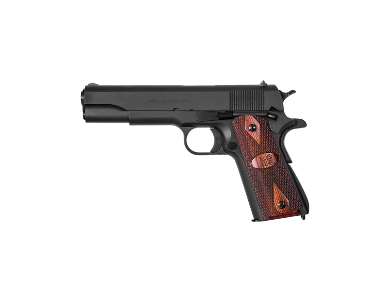 Auto-Ordnance - Thompson 1911A1 .45 ACP Pistol – Checkered Wood with U.S. Logo