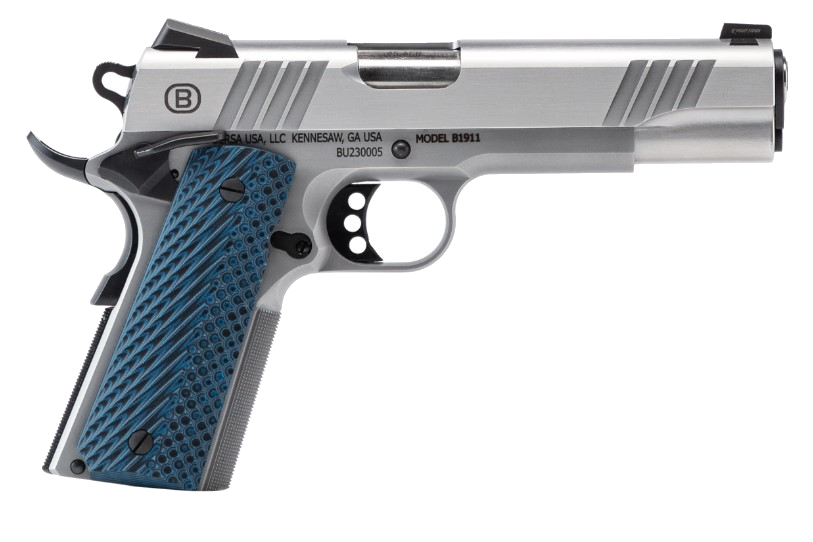 Bersa 1911 .45 ACP Pistol – Blue VZ Grips