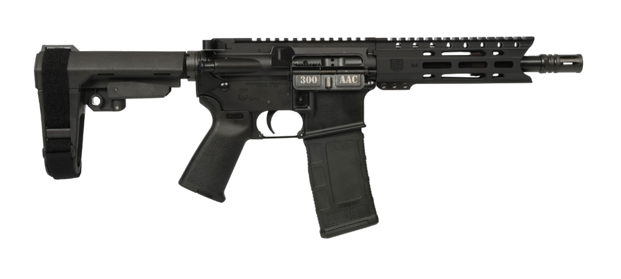 Diamondback Firearms DB15 .300 Blackout Pistol – 8" SBA3 Brace Black