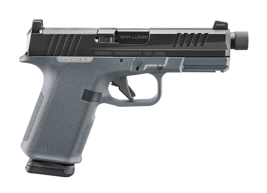 Ruger RXM 9mm Pistol – Grey – 4" Threaded
