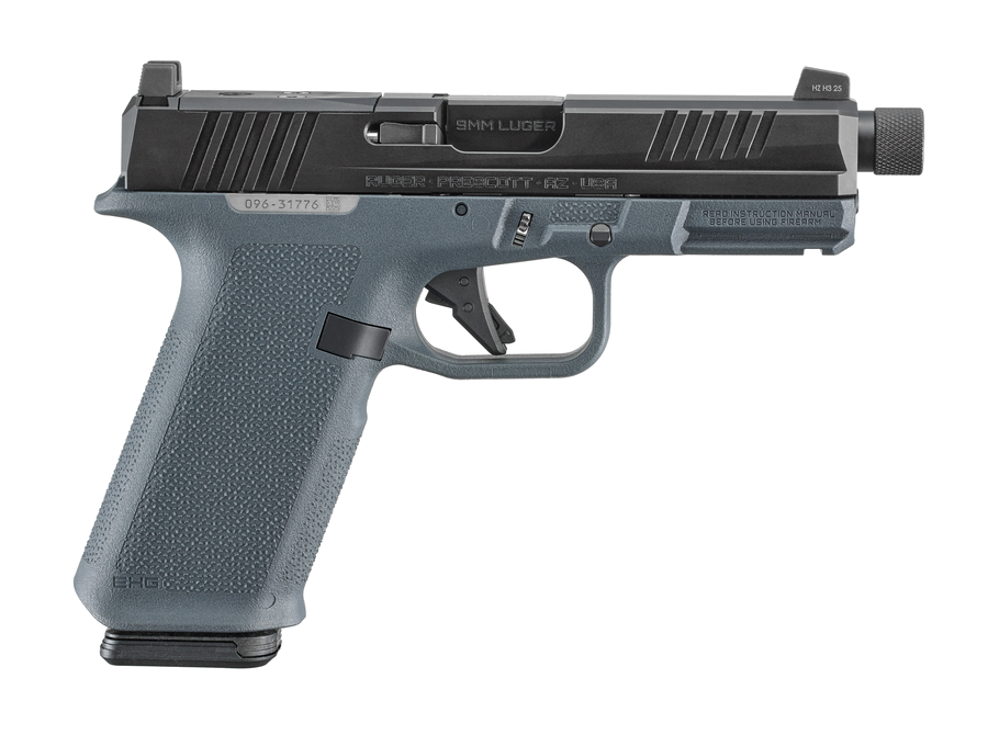 Ruger RXM 9mm Pistol – Grey – 4.5" Threaded