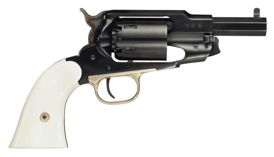 Taylor's & Company 1858 The Ace Trigger – Blued, White PVC Grips