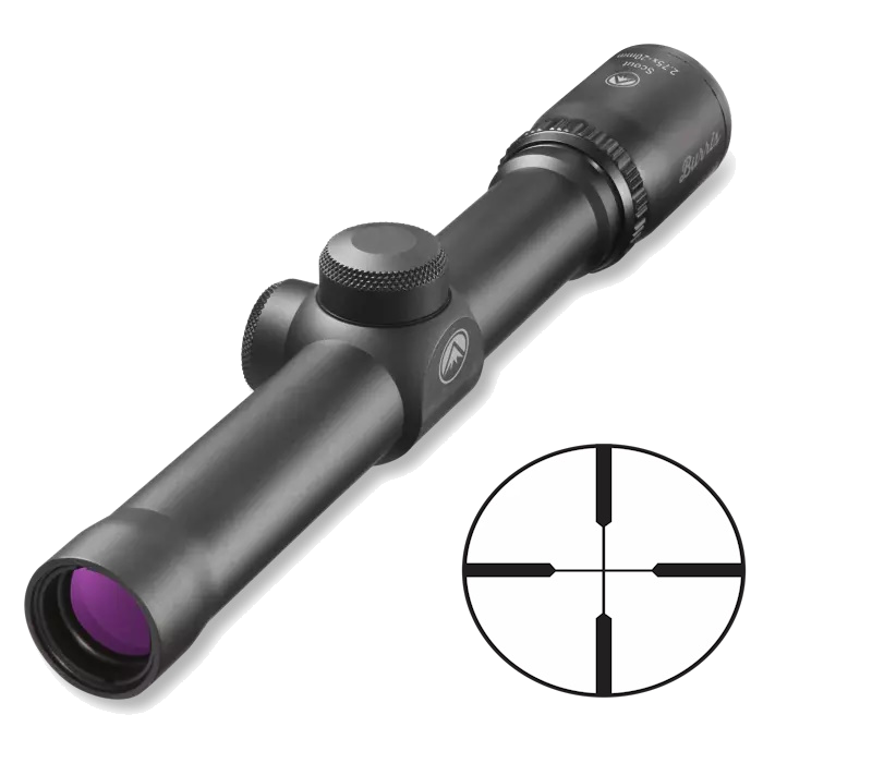 Burris Scout 2.75x20 Riflescope – Heavy Plex