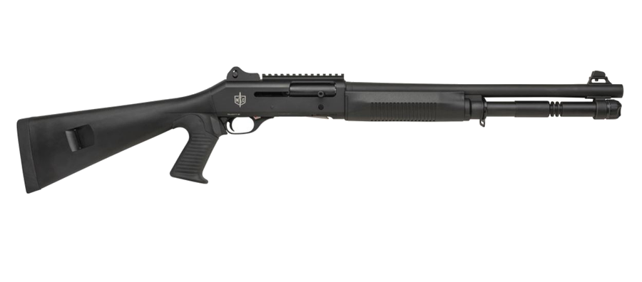 Military Armament Corp Mac 1014 12 Gauge Shotgun – 18.5", 5+1, 3" Chamber, Black Anodized, Synthetic Stock Black Polymer