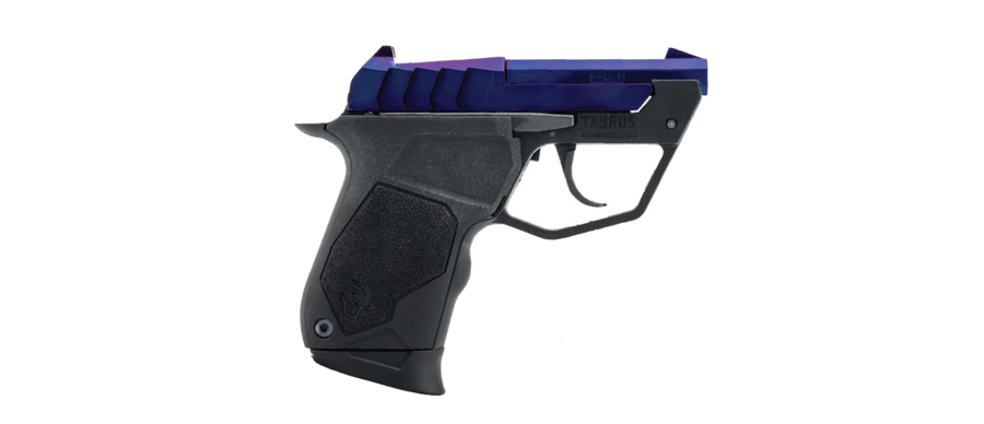 Taurus 22tuc .22 LR Pistol – 2.5", 9+1, Polished Purple PVD, Polymer Frame, FS: Fixed Orange Dot