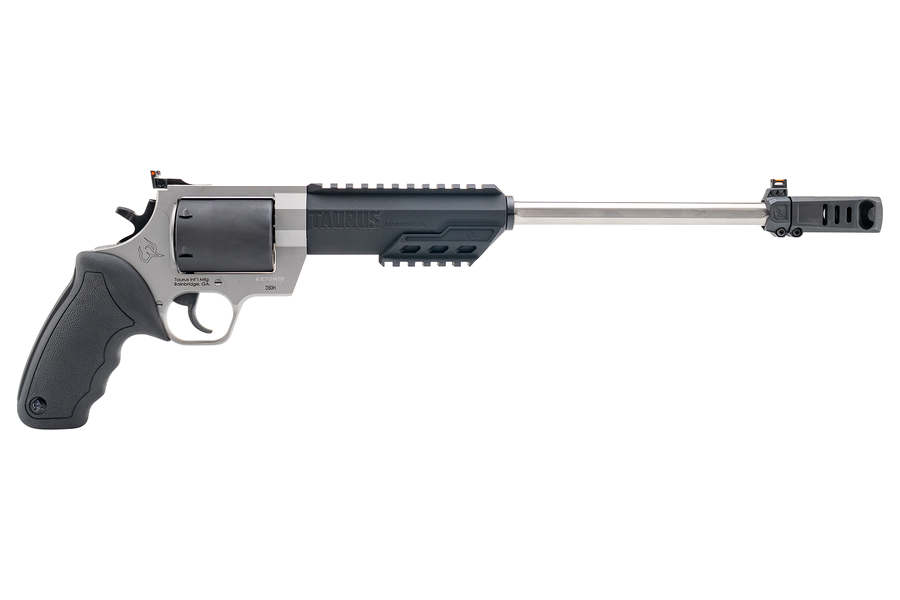 Taurus Raging Hunter 350 Legend Revolver – 14" Barrel, Black Rubber with Cushion Insert
