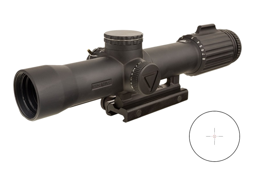 Trijicon Vcog 1-8x28 Riflescope – Red Segmented Circle/Crosshair, Black
