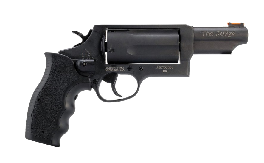 Taurus Judge 410 Bore / .45 Colt Revolver – 2.5", 5-Round Capacity, 2.5" Chamber, Matte Black Oxide, Alloy Frame, Viridian Laser Grips
