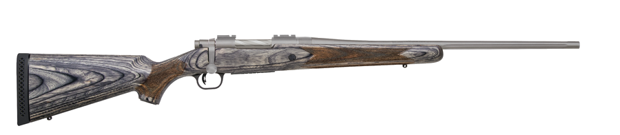 Mossberg Patriot Predator 350 Legend Rifle – 22", 4+1, Stainless Cerakote, Laminate Stock Laminate Wood
