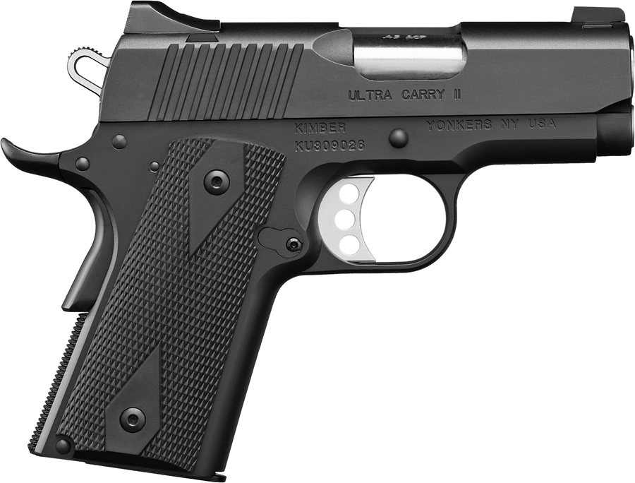 Kimber Ultra Carry II .45 ACP Pistol – Black Synthetic Aluminum Frame