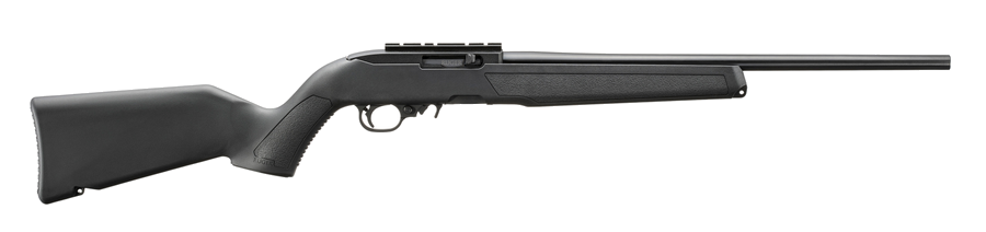 Ruger 10/22 Carbine .22 LR Rifle – 18.5", 10+1, Satin Black, Synthetic Stock Black Synthetic, Scope Rail Installed