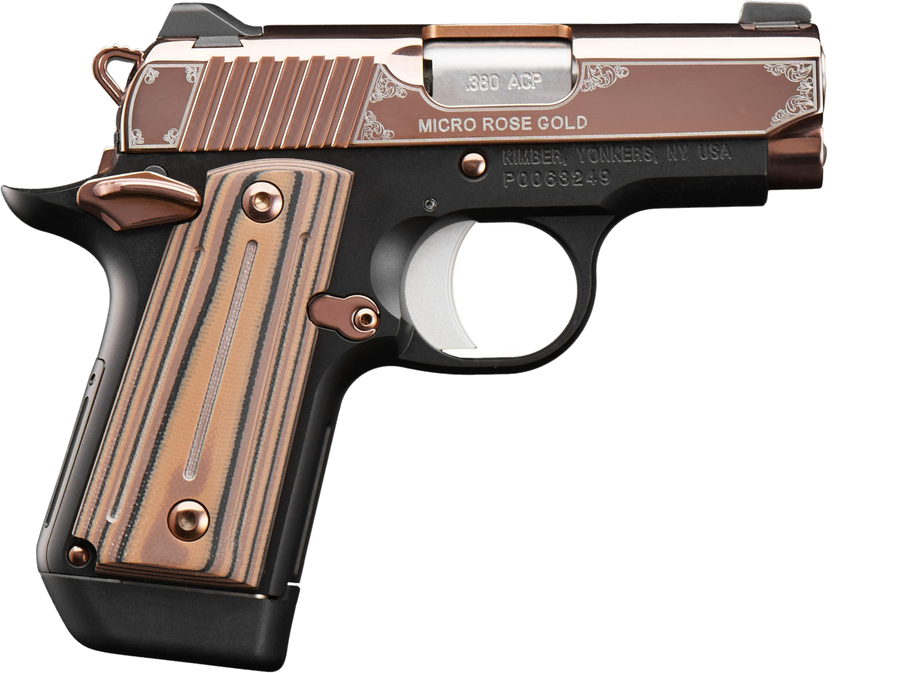 Kimber Micro Amethyst .380 ACP Pistol – Gold