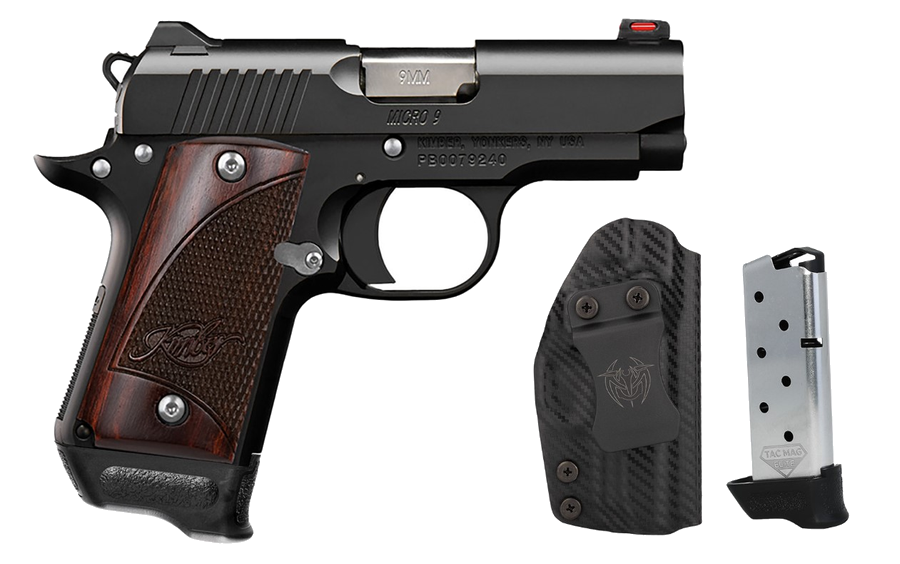 Kimber Micro 9 RTC 9mm Pistol – Rosewood Aluminum Frame