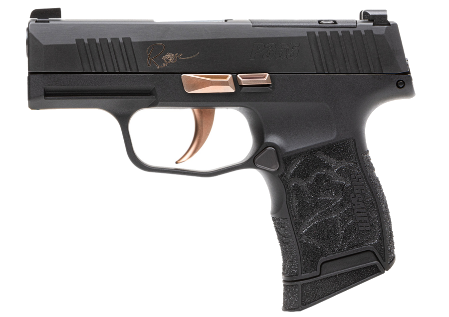 SIG Sauer P365 Rose 380 ACP Pistol – Laser Engraved Grip