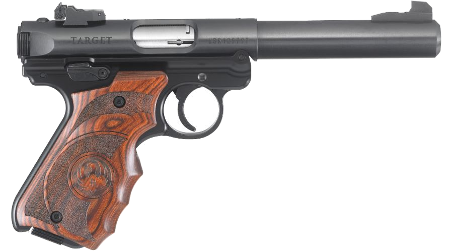 Ruger Mark IV Target .22 LR Pistol – Wood Grips