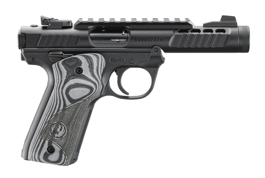 Ruger Mark IV 22/45 Lite .22 LR Non-Threaded Pistol – 4.4", Black