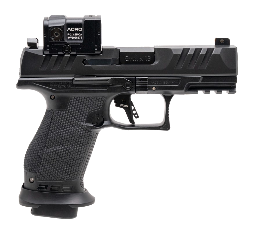Walther PDP Pro 9mm Pistol – Performance Duty Textured Grip