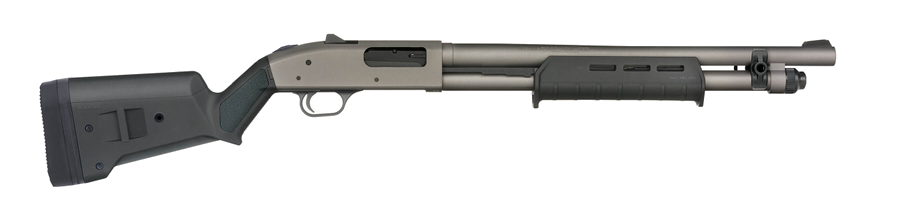 Mossberg 590A1 Professional 12 Gauge Shotgun – 18.5" Barrel, Tungsten
