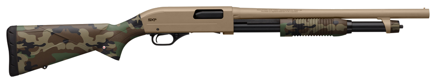 Winchester SXP Defender 12 Gauge Shotgun – Woodland Camo