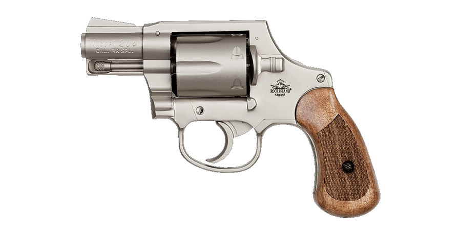 Rock Island Armory M206 .38 Special Revolver – Nickel