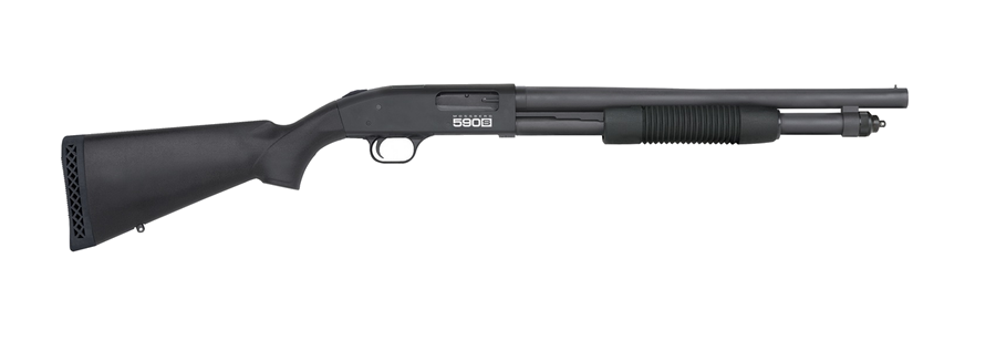 Mossberg 590S Tactical OR 12 Gauge Shotgun – Optics Ready – 18.5" Barrel, Blue