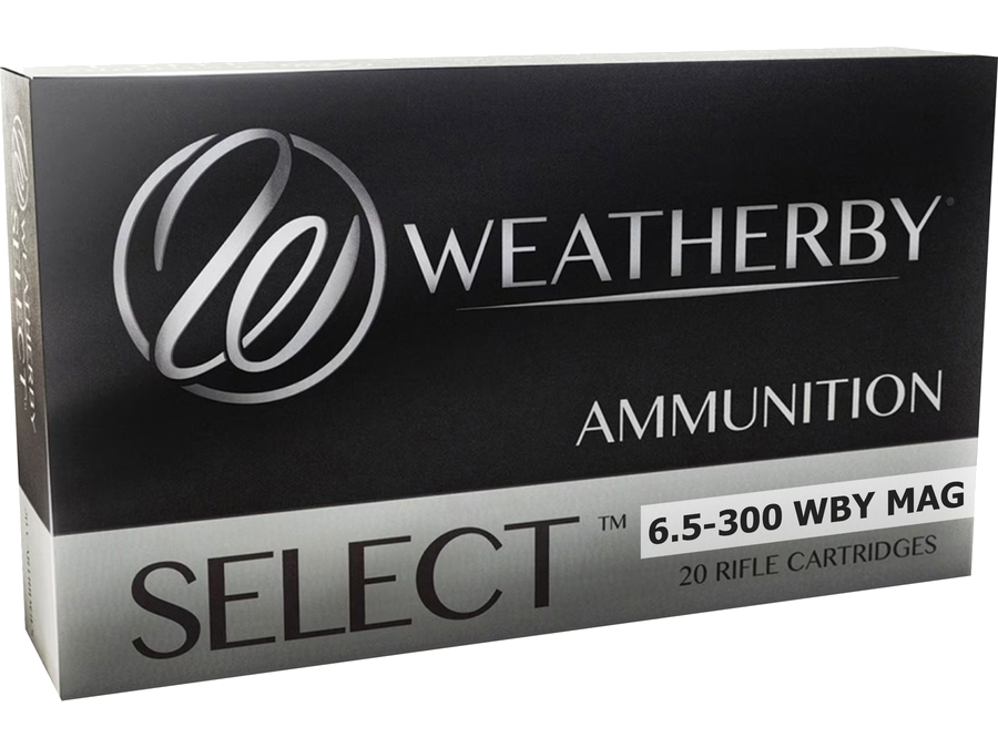 Weatherby Select 6.5-300 Weatherby Magnum 140 Grain Ammunition – 20 Rounds