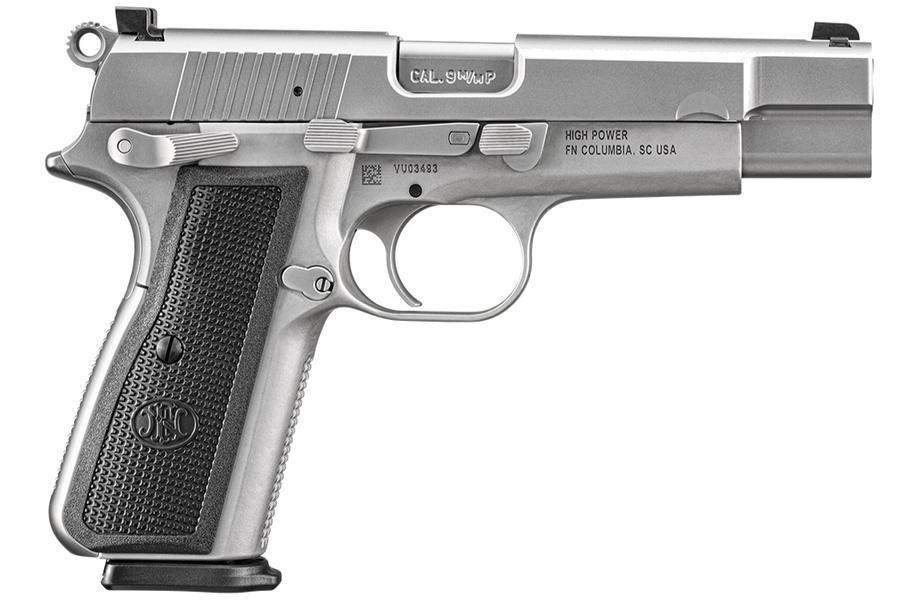 FN High Power 9mm Pistol – Stainless